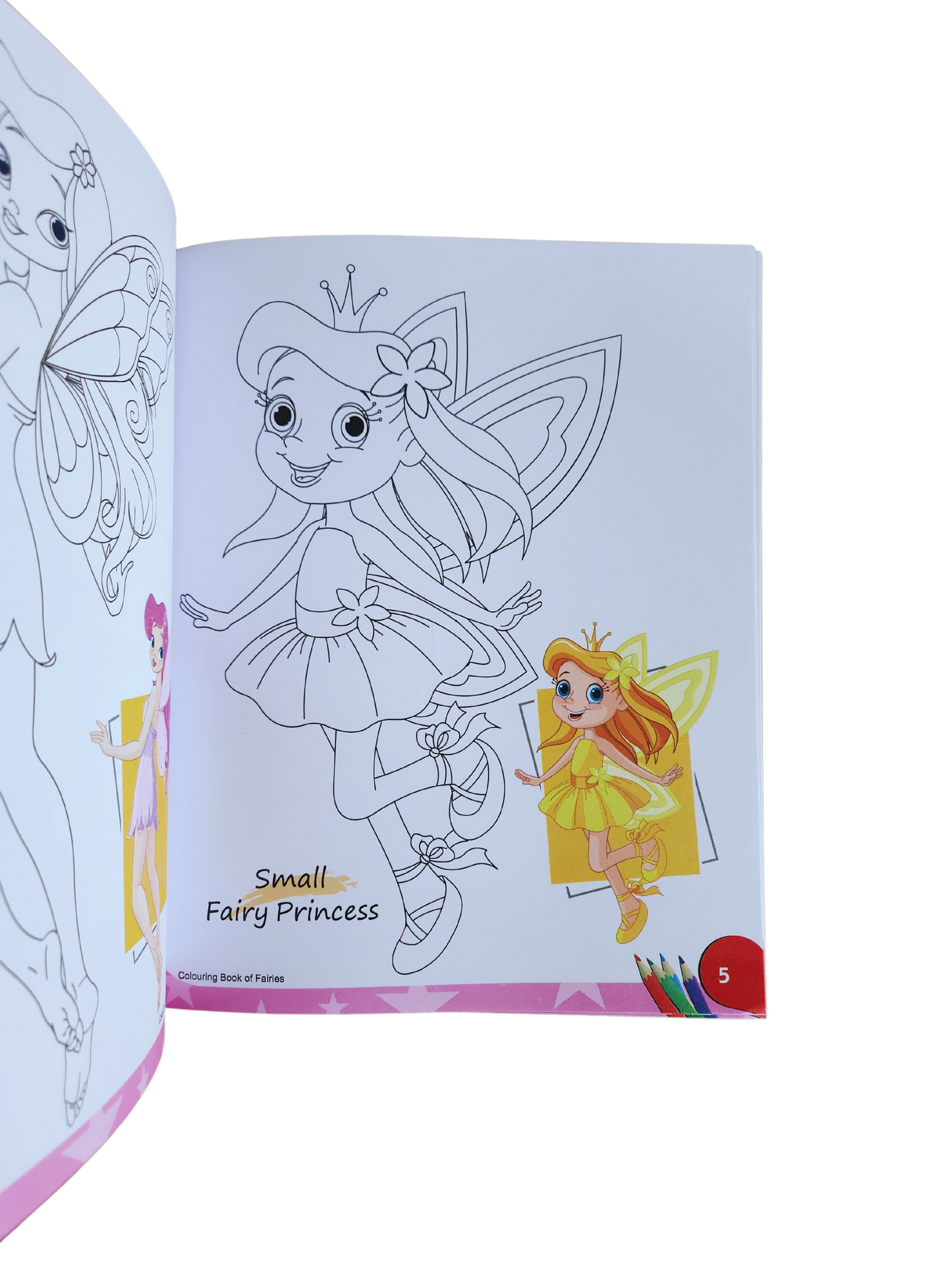 Colouring book of Fairies