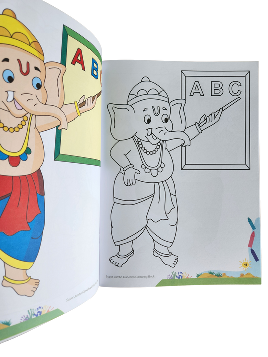 Super Jumbo Ganesha Colouring Book