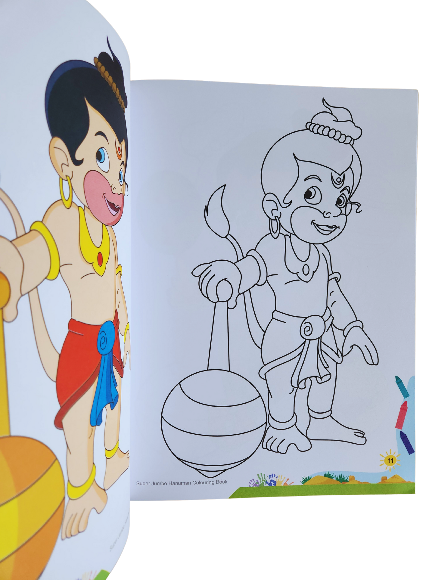 Super Jumbo Hanuman Colouring Book