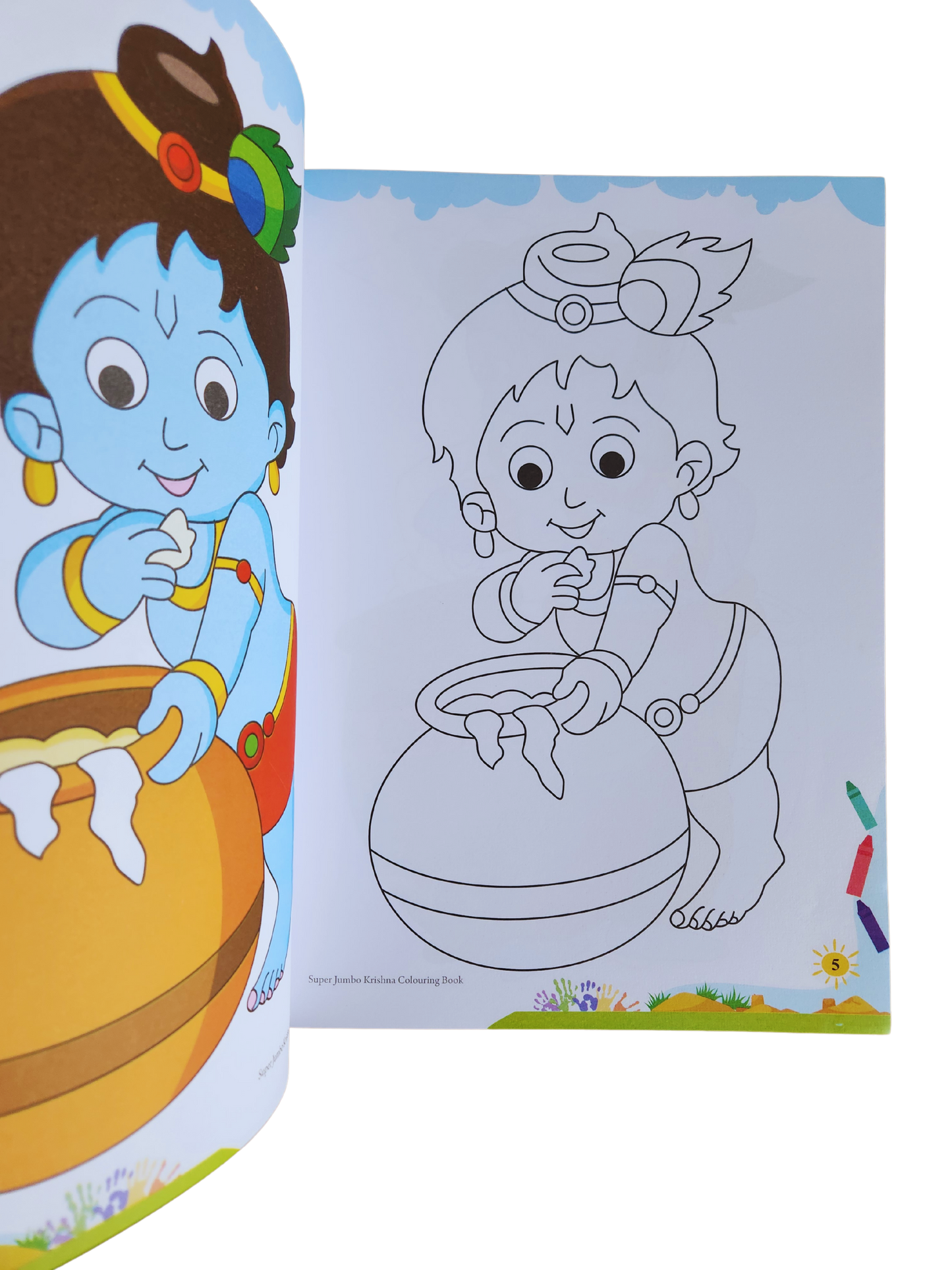 Super Jumbo Krishna coloring book