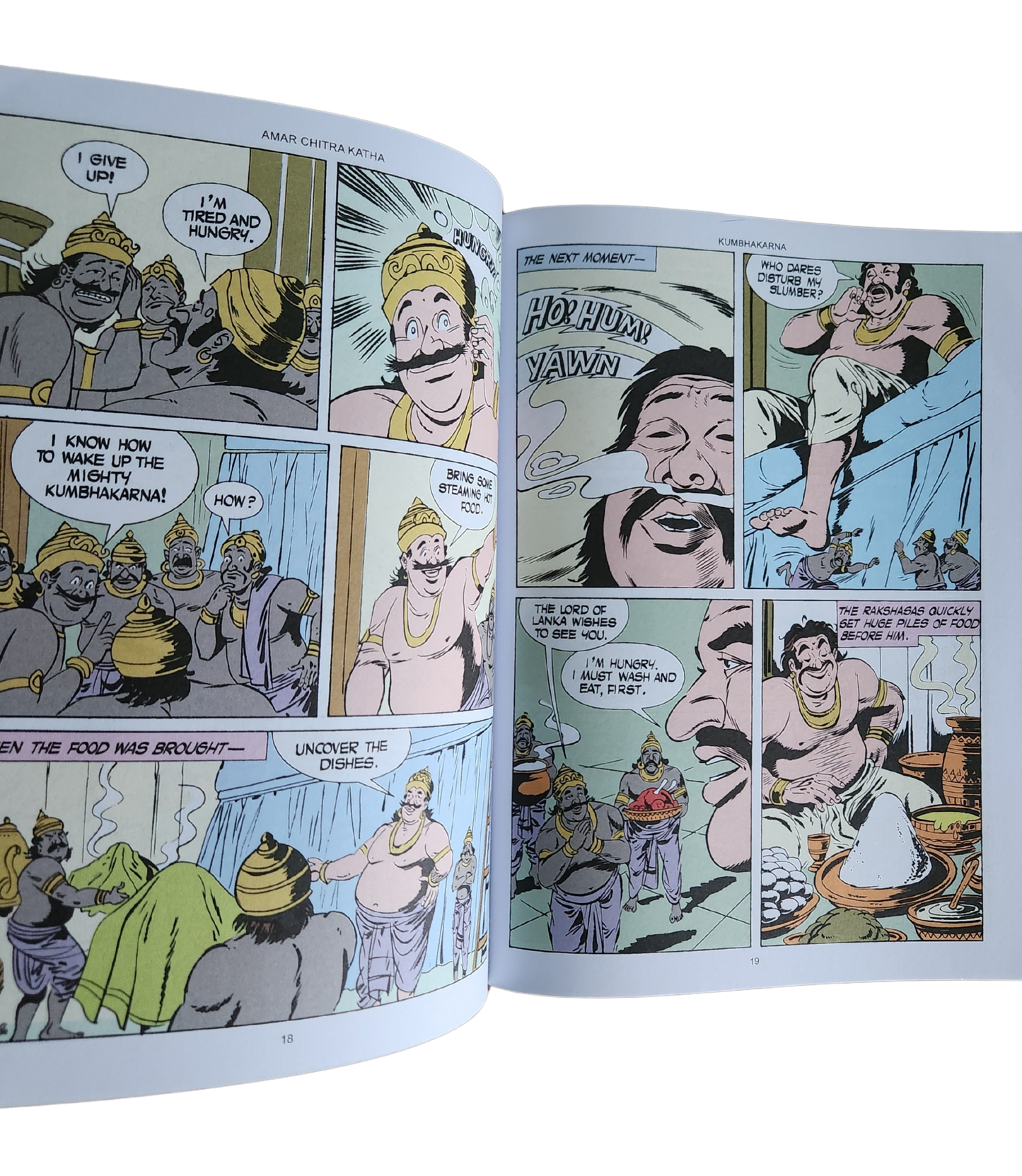 KUMBHAKARNA - The Sleeping Giant | Illustrated Childrens Story Book