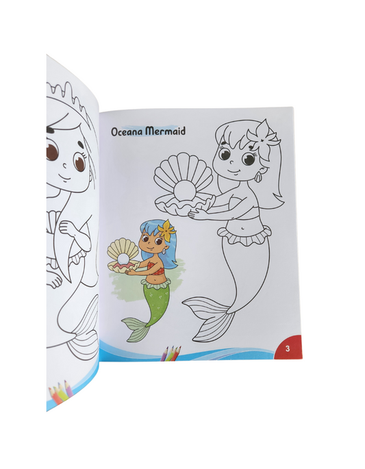 Mermaid Colouring Book