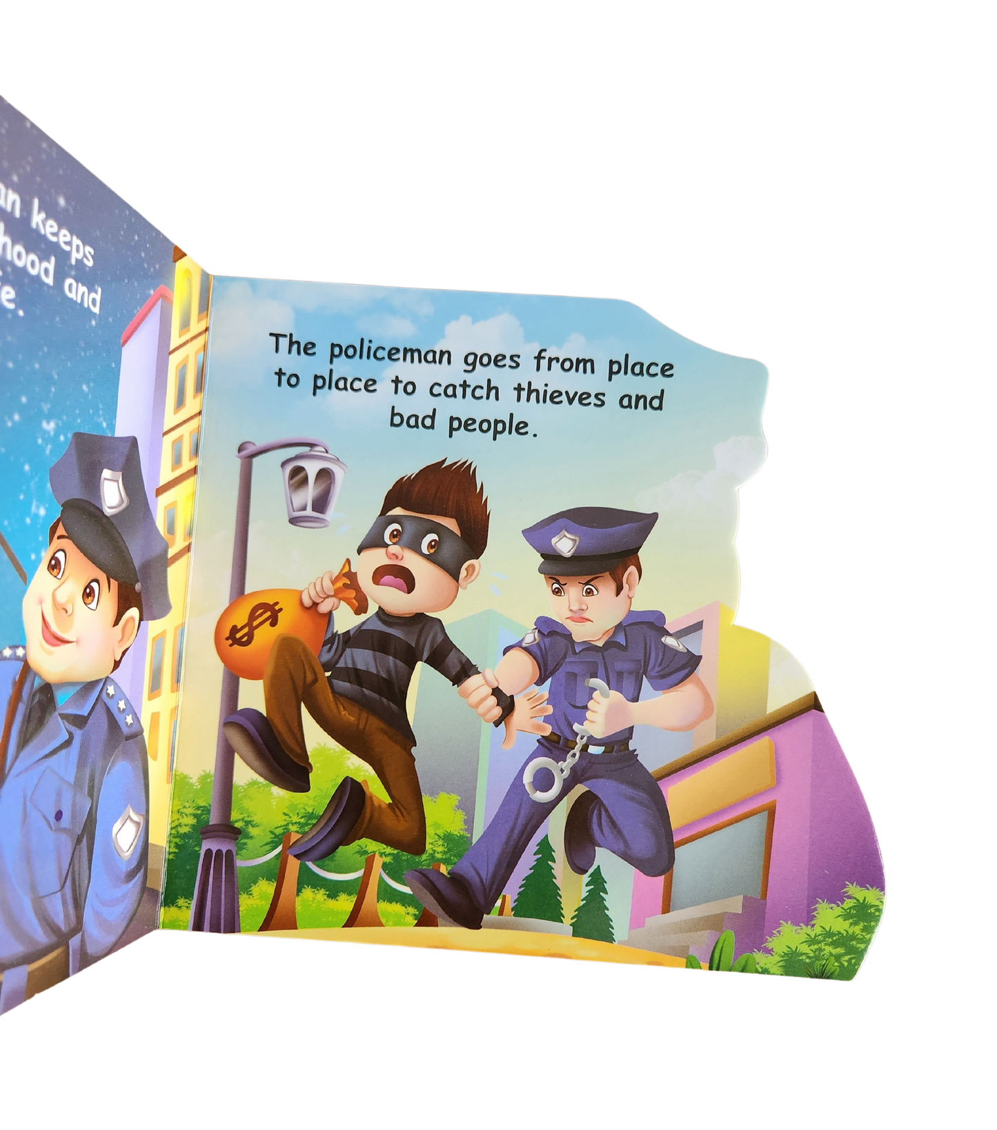 WHO AM I SERIES - Police Men ( Dice- Cut Shape Board Book)