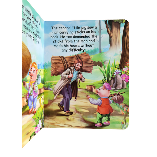 The Three Little Pigs | Fairy Tales - Kids Board Book