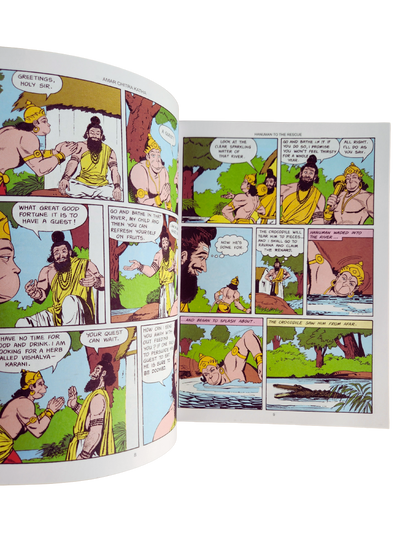 HANUMAN TO THE RESCUE - Hanuman brings the sanjeevani | Illustrated Childrens Story Book