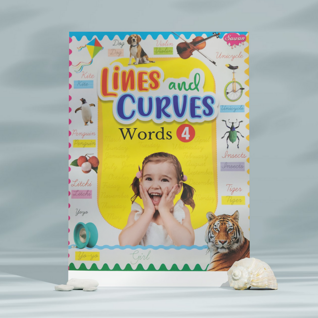 Lines and Curves - words 4 | Kids Activity Books