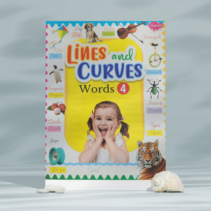 Lines and Curves - words 4 | Kids Activity Books