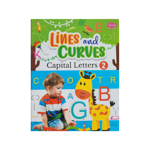 Lines and Curves - Capital Letters 2 | Kids Activity Books