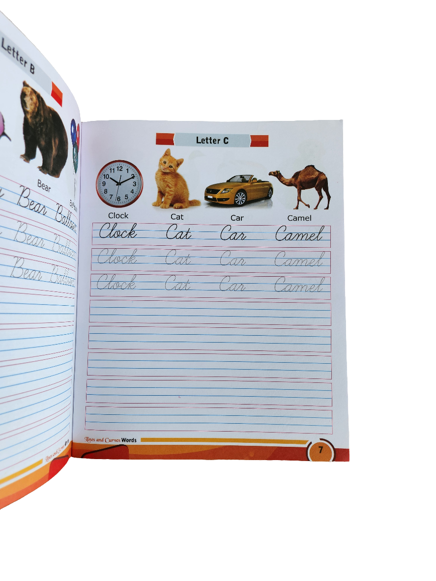 Lines and Curves - words 4 | Kids Activity Books